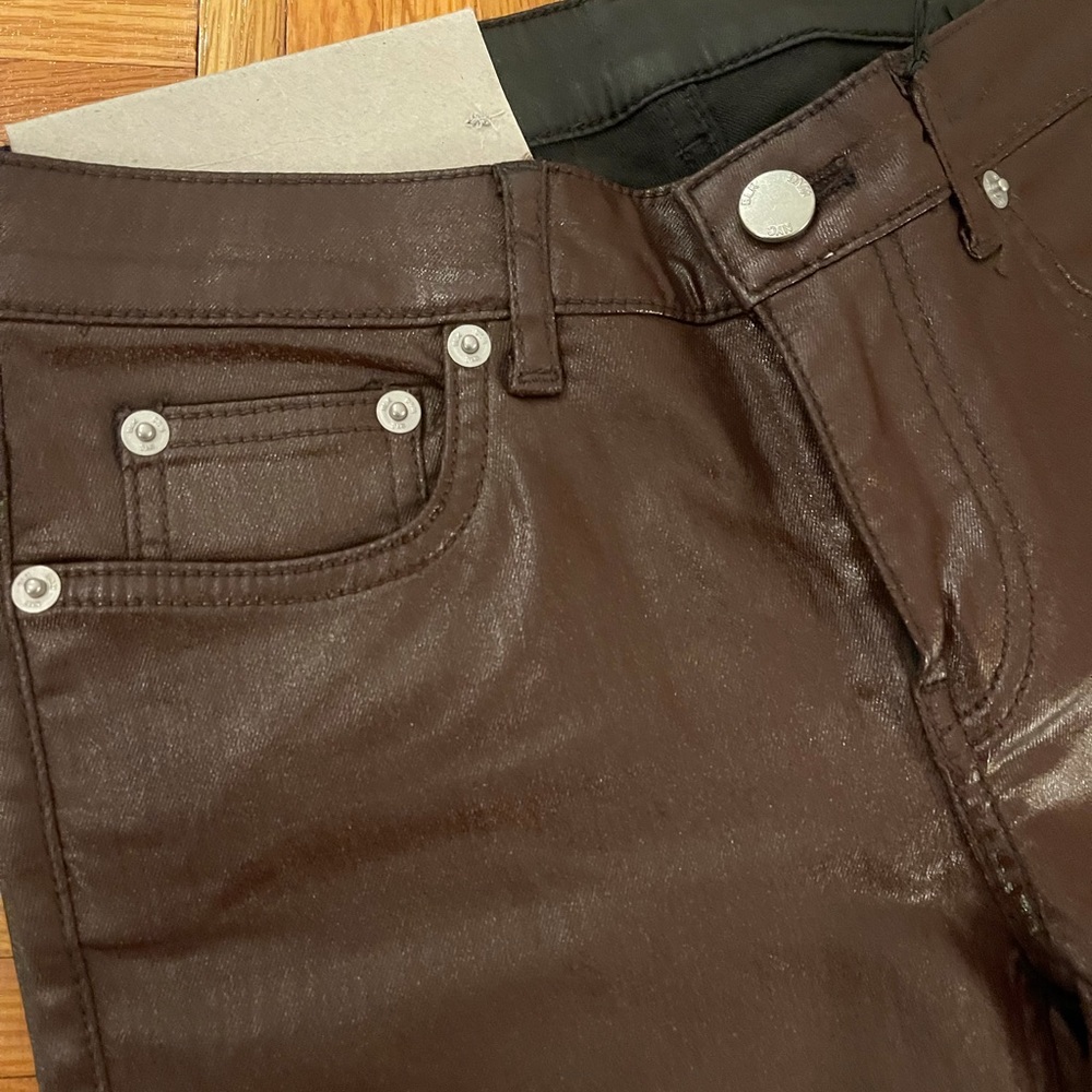 BLK DNM NYC skinny leather jeans size 26